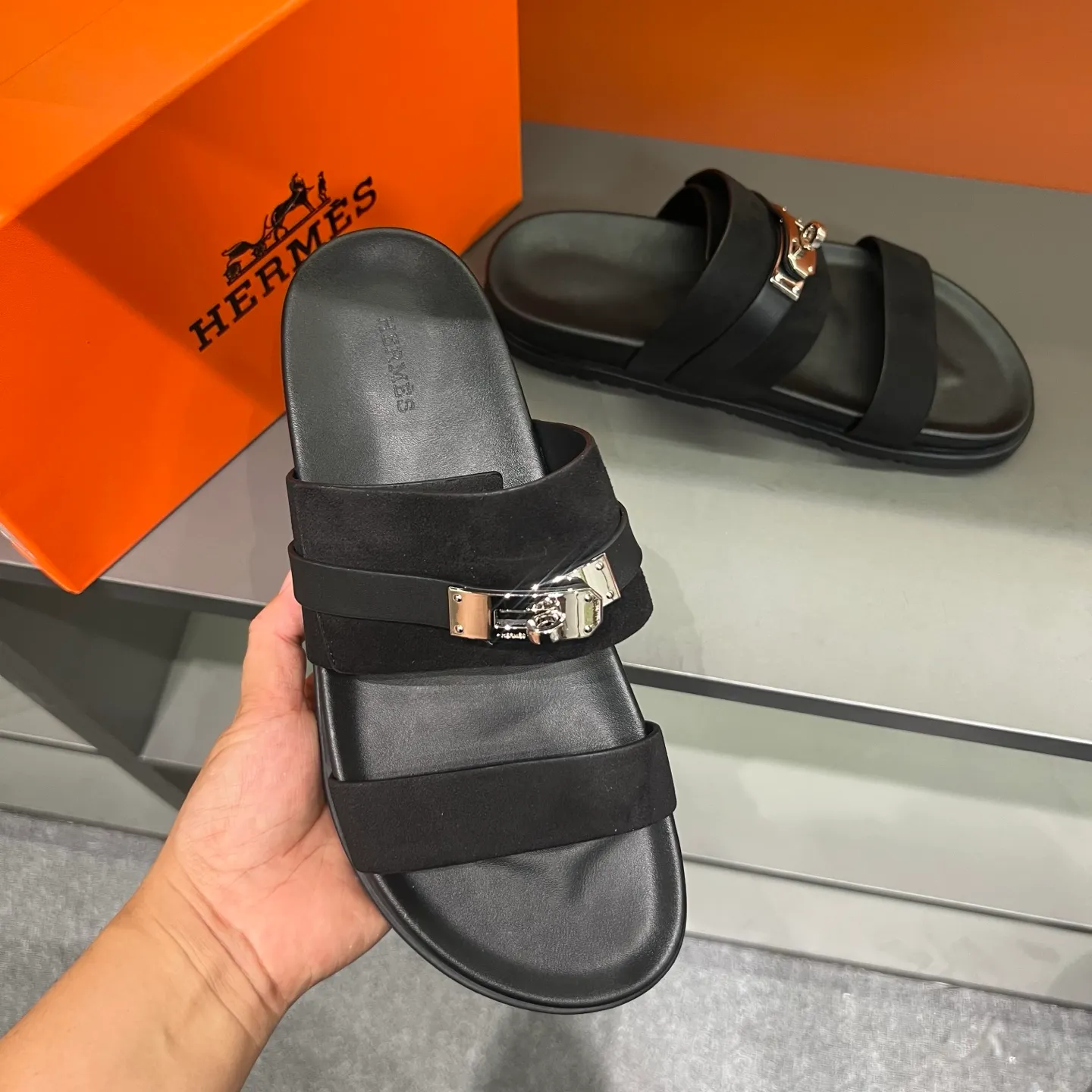 Men's shoes 💰300, size 38-45, the new 2014 summer Hermes shoes are the same as the original ones, handmade by masters! ❥High-end customization, exclusive products, the highest version in the industry⚠❥Using: Hermers upper: (pursuing top walking comfort) ✨Top quality on sale━━━━Hermes━━━━━
